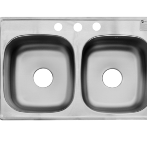 Tarja doble tina de empotrar 36297